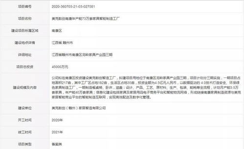 投資4.5億元！美克數創智能制造工廠落子南康，開啟家居產業數字化新篇章